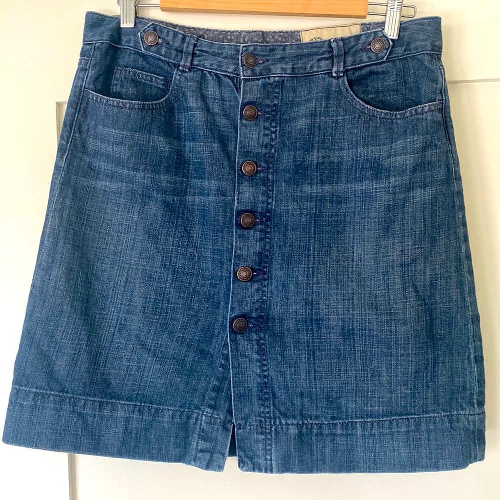 Gap Denim Button Down Skirt - 10 - image 1